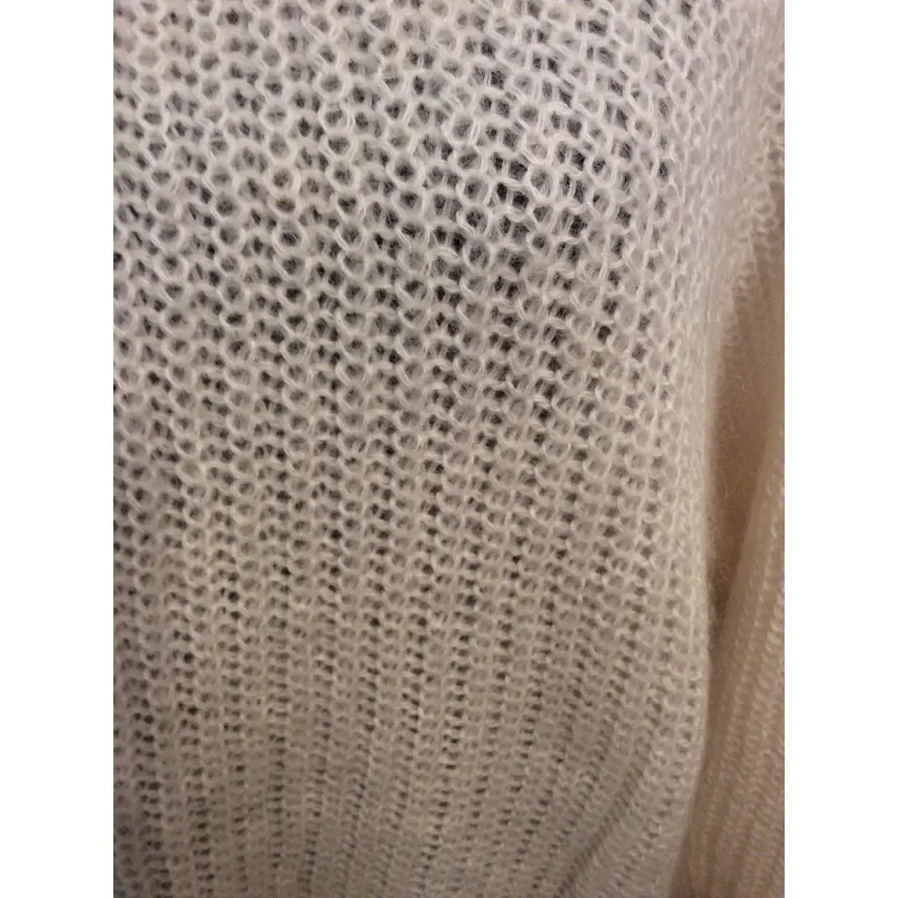 Vintage Avon Funnel Neck Soft Sweater Large L Mohair Knit 80s Oversized SOFT